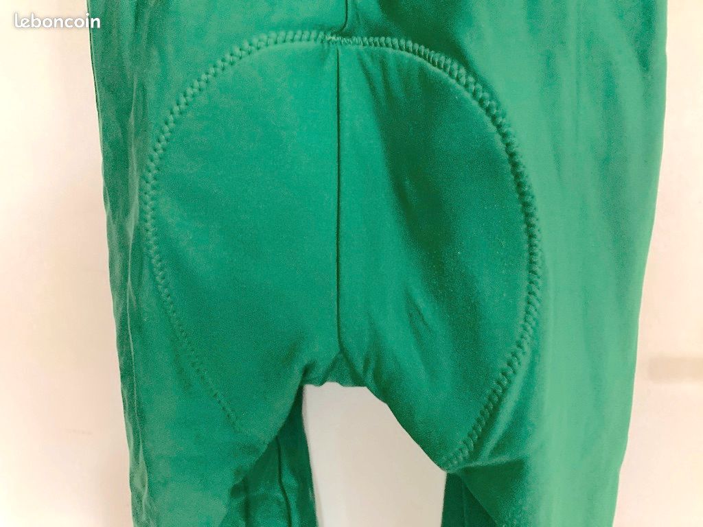 Combi Cuissard cycliste Crédit Agricole vert vintage NALINI cycling short 6 XXL