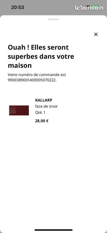 Ikea kallarp laquée (image 7)