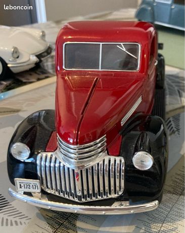 Camion SOLIDO 1/18, Chevrolet Citerne 1946, Pennzoil, Bon état, Boîte A1