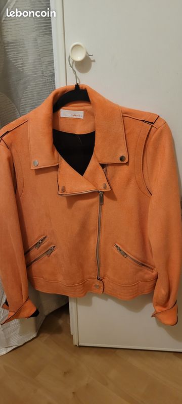 Beebs Blouson Simili Cuir Femme Camaieu Veste Camaieu Perfecto
