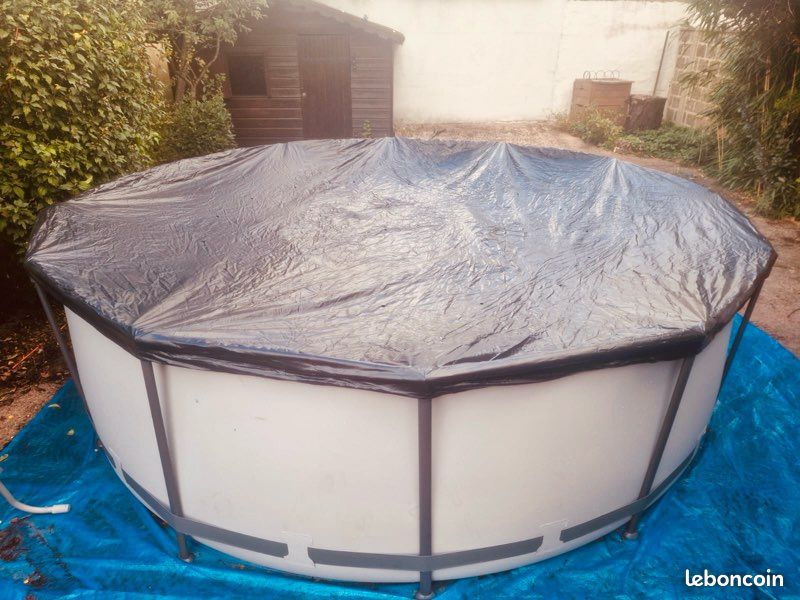 Piscine hors sol tubulaire BESTWAY Steel Pro Max 366 x 100 cm + accessoires complets (image 8)