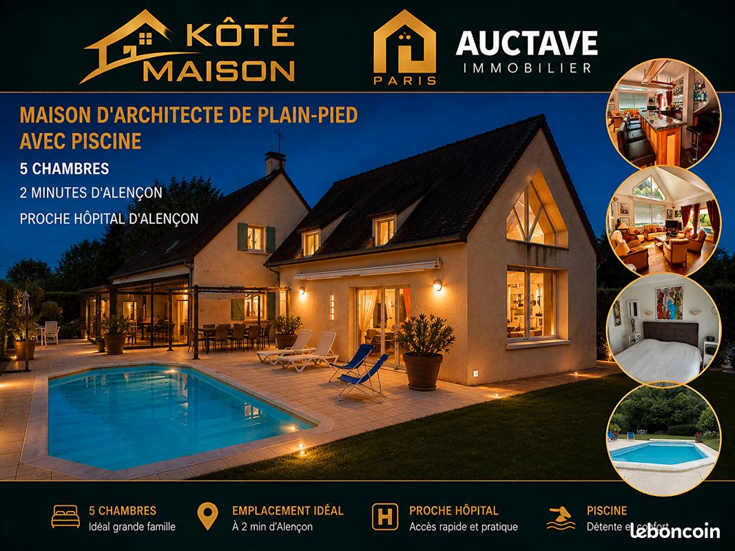 Maison 8 pièces 200 m² · à Alençon · 200 m² · 549 900 €