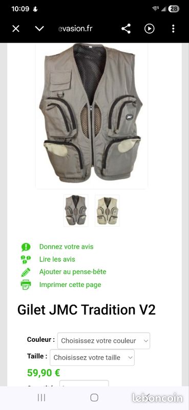 Gilet De Pêche Vintage Danco Fly Caster Taille M - Coton, Marron, Nombreuses Poches, Occasion Bon état