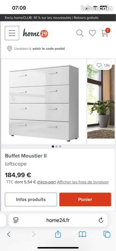 Commode buffet (image 1)