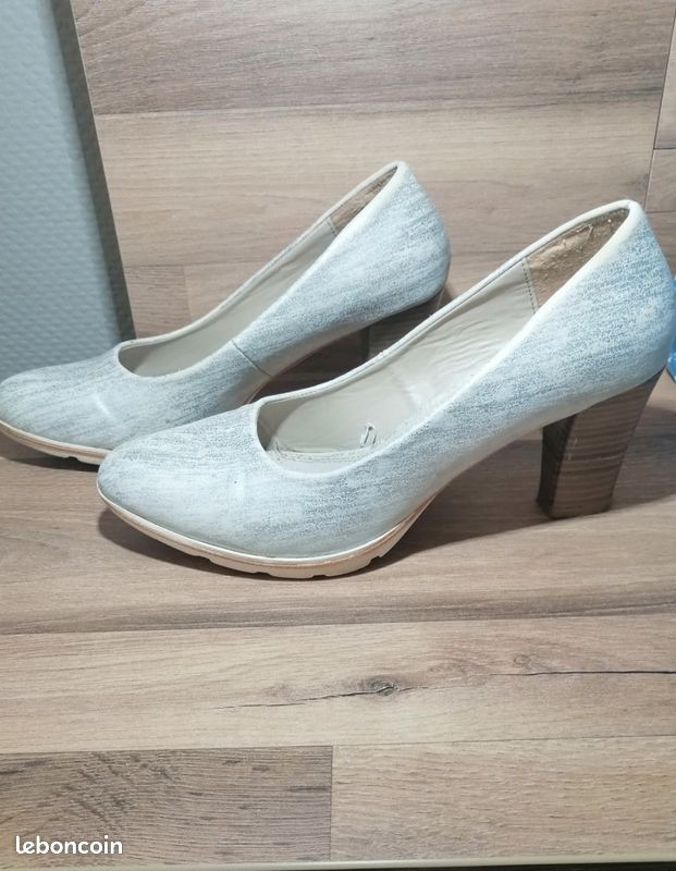 Escarpin argenté Chaussures