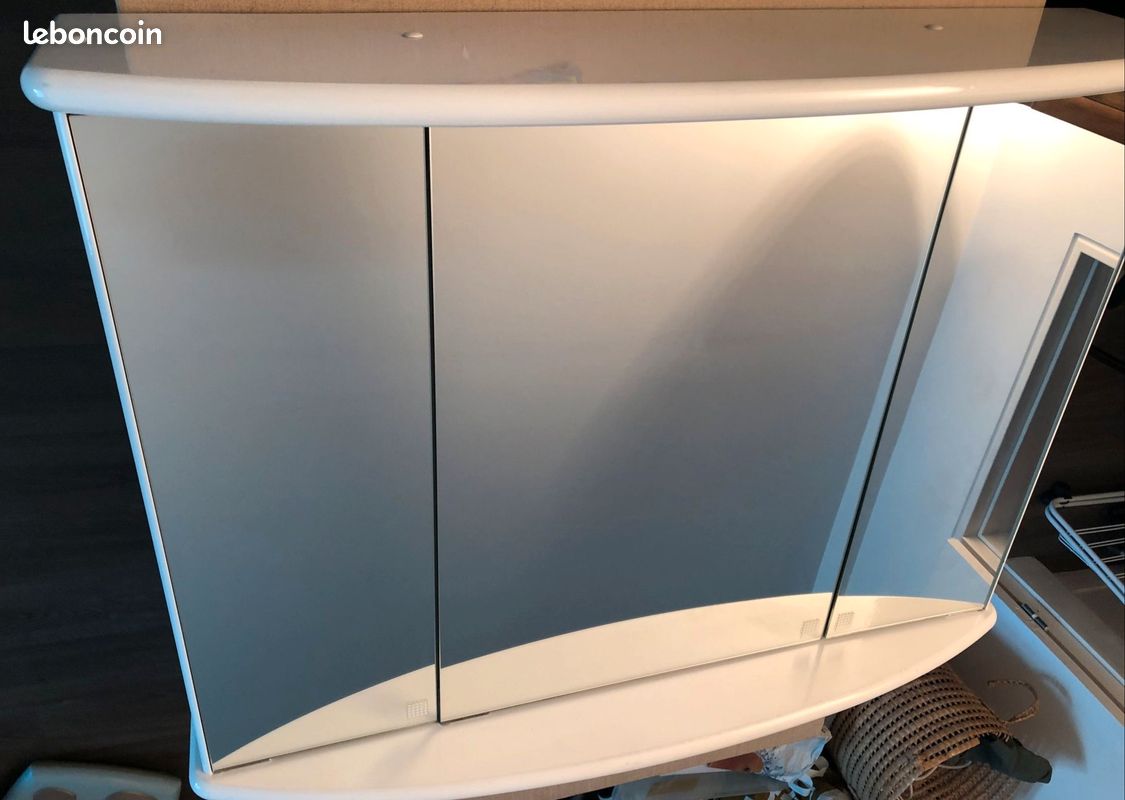 Armoire miroir murale salle de bains ALLIBERT (image 2)