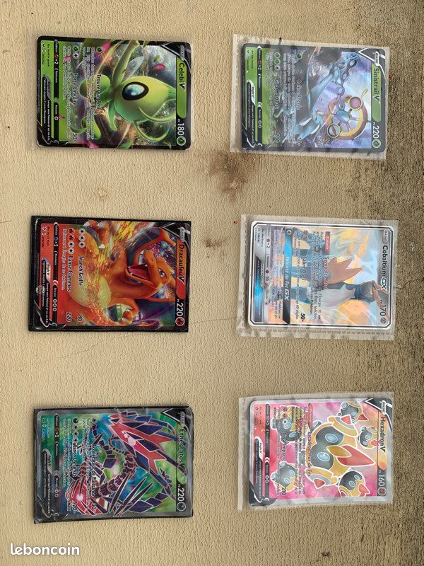 Carte Pokémon ( GX, VMAX.V, TURBO.EX) (image 1)