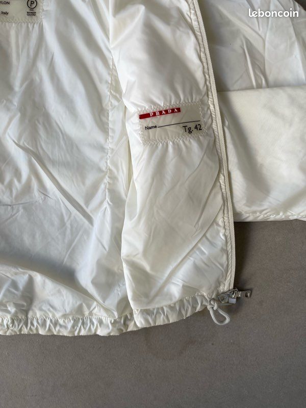 Veste archives Prada 2000s technique bi matière vintage (image 3)