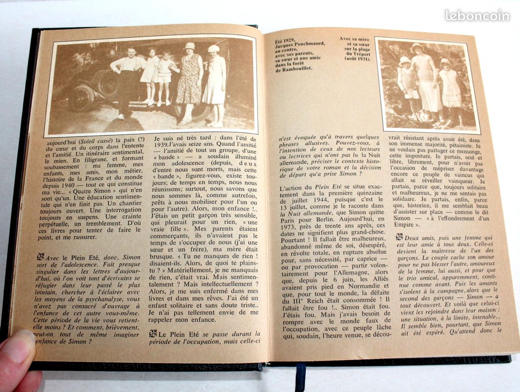 LE PLEIN ETE de J. PEUCHMAURD 1975 EDITIONS ROMBALDI, BIBLIOTHEQUE TEMPS PRESENT (image 3)
