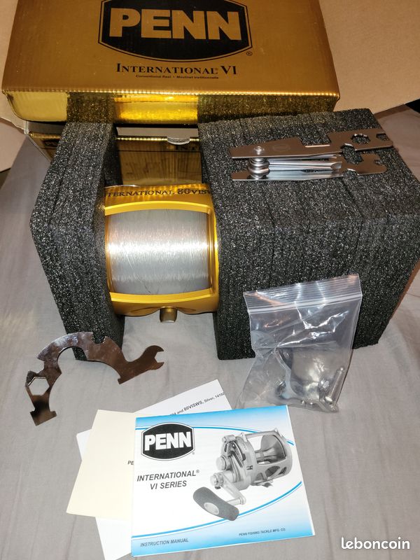 Vintage Original Penn Reels International Cloth Reel Bag 9x8