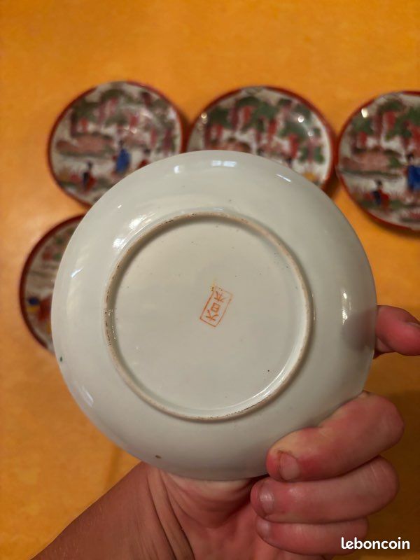 6 assiettes en porcelaine asiatique (image 3)