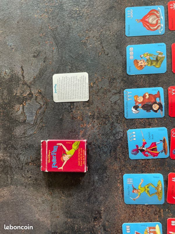 Jeu de 21 cartes miniatures Peter Pan (image 2)