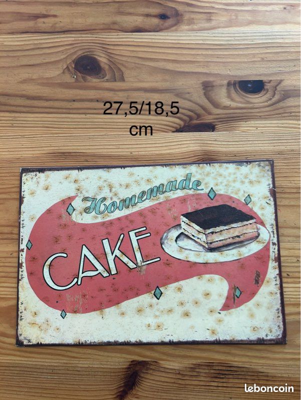 Plaque métal décorative (image 1)
