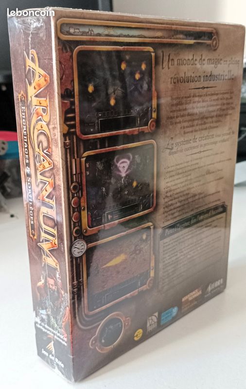 BIG BOX Arcanum IBM-PC CD-ROM neuf sous cello (image 8)