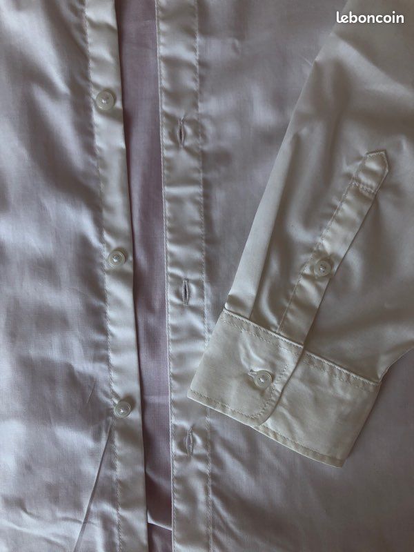 Chemise blanche garçon (image 4)