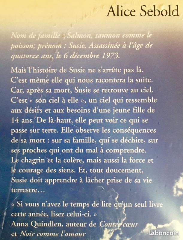 La Nostalgie de l'Ange - Roman d'Alice Sebold (image 3)