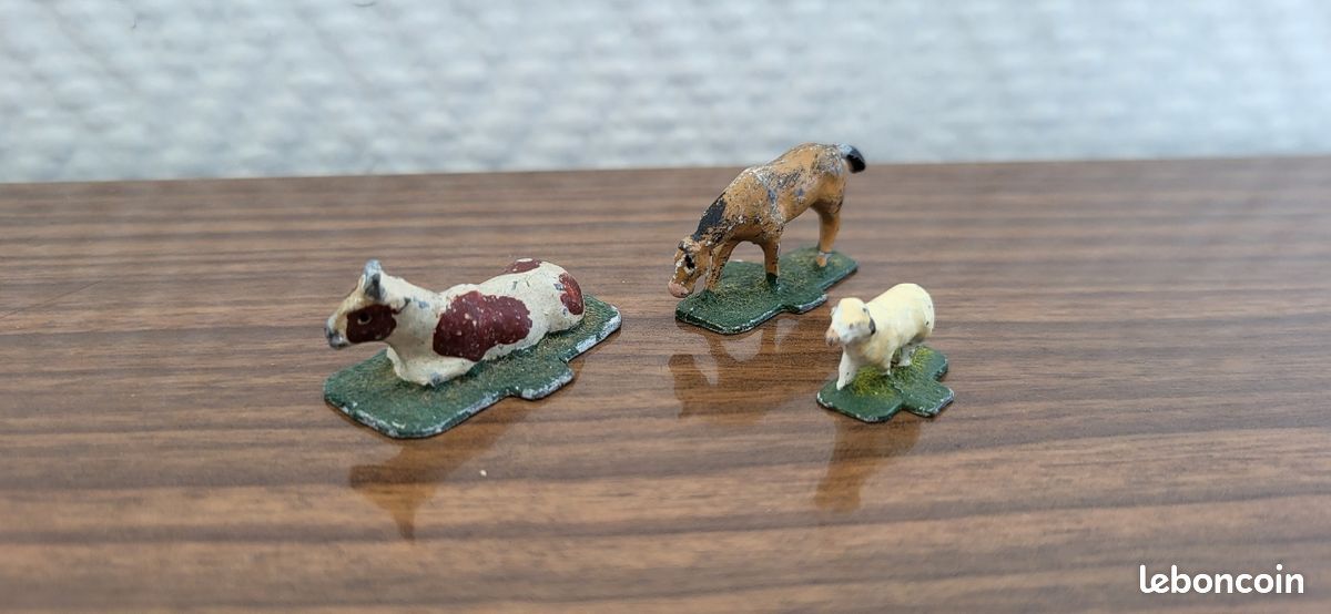 Lot De 50 Animaux Plomb Creux – Blancheries Frères, Made In France