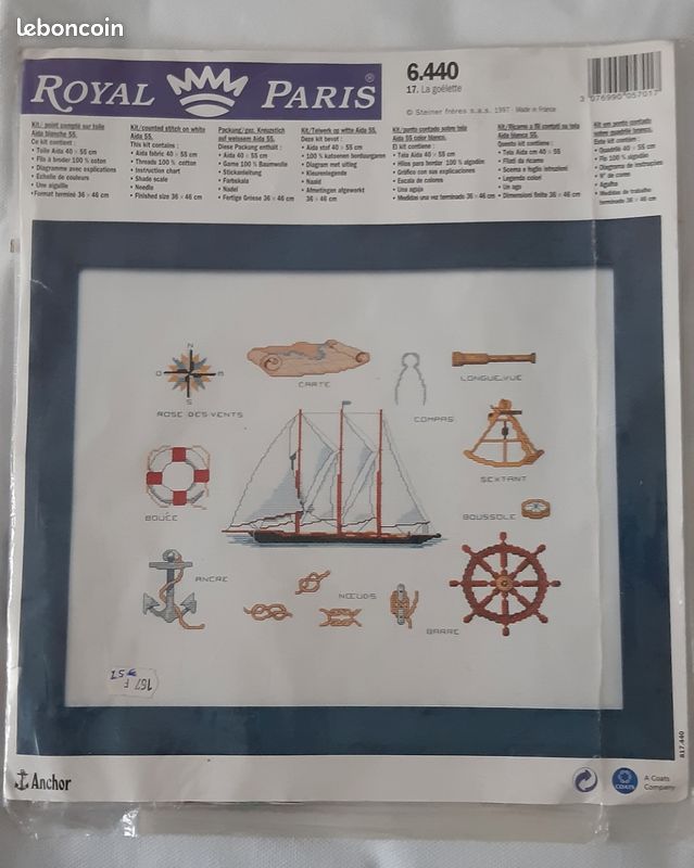 Kit bateau point de croix (image 1)