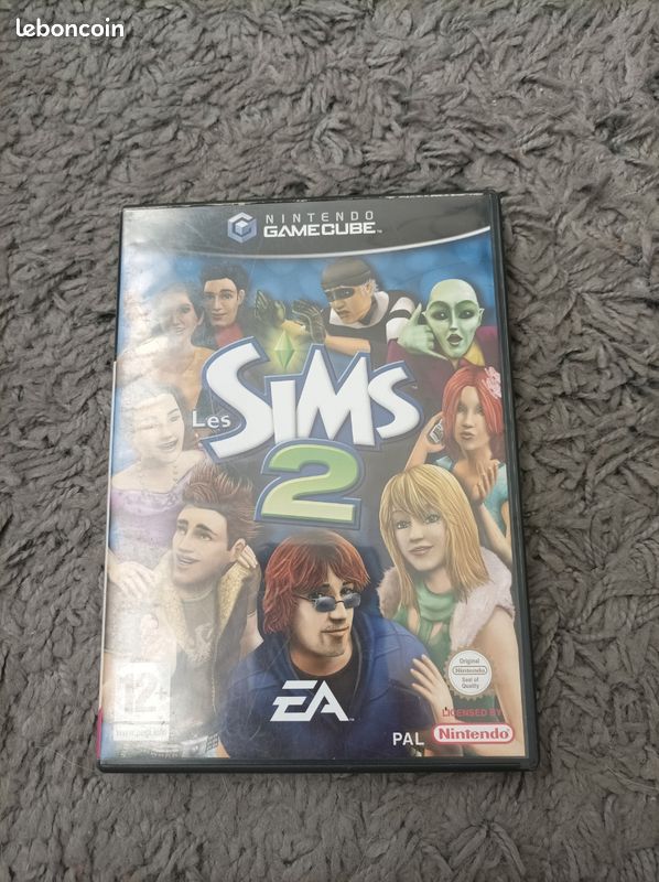 Jeu Les Sims 2 Pour Nintendo GameCube - Version PAL, Bon état, Boîte Et Notice Incluses