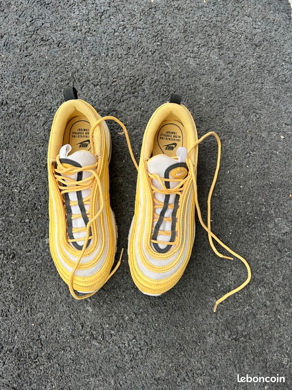Air Max 97 Chaussure Nike Jaune Moutarde Air Max 97 Jaune 38,5
