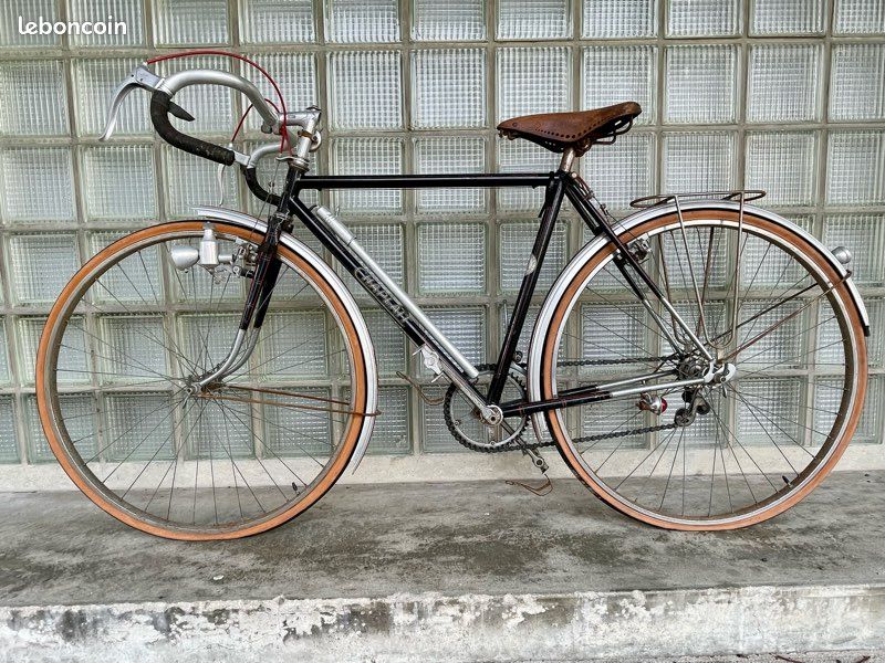 Vélo Randonneur Mixte Pitard – Artisanal Français, Années 30, Cadre Acier (homme)