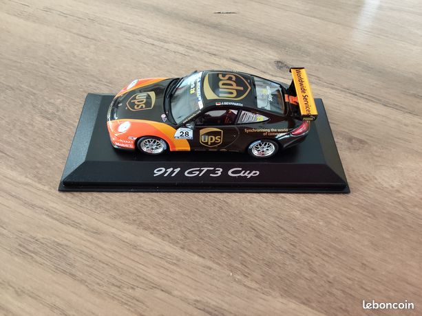 Miniature Porsche 911 GT3 Cup - 1/43 Minichamps, Marron, Métal