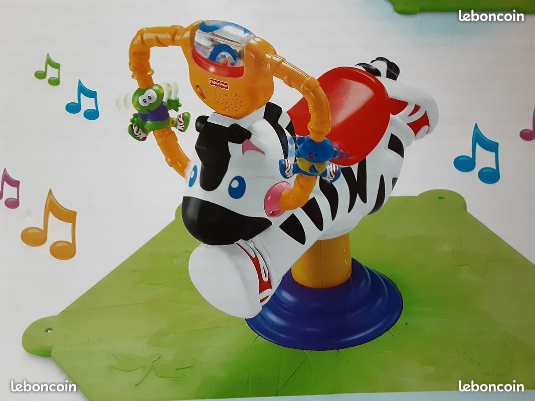 Zèbre tourni-rebond fisher price dès 1 an (image 4)