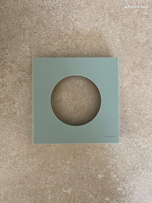 Plaque SCHNEIDER Odace simple vert jade S903702 (image 1)