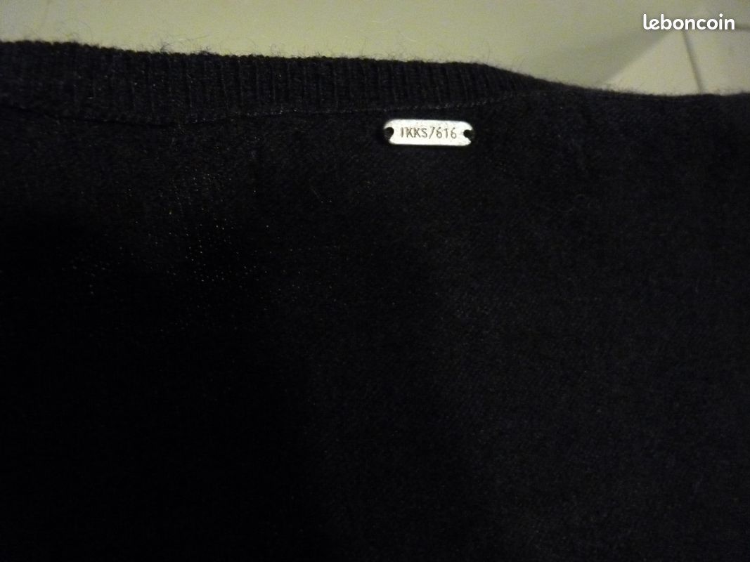 Pull sans manches noir IKKS S (image 5)