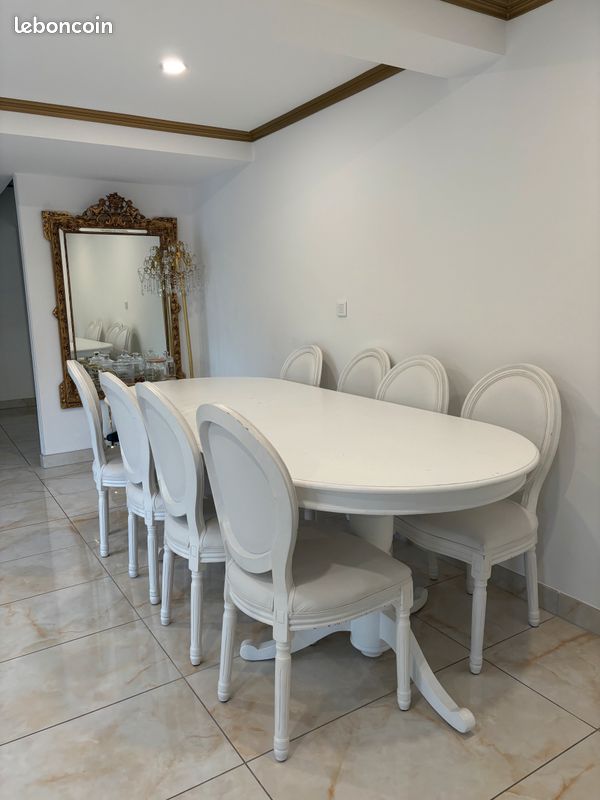 Table salon chaises (image 1)