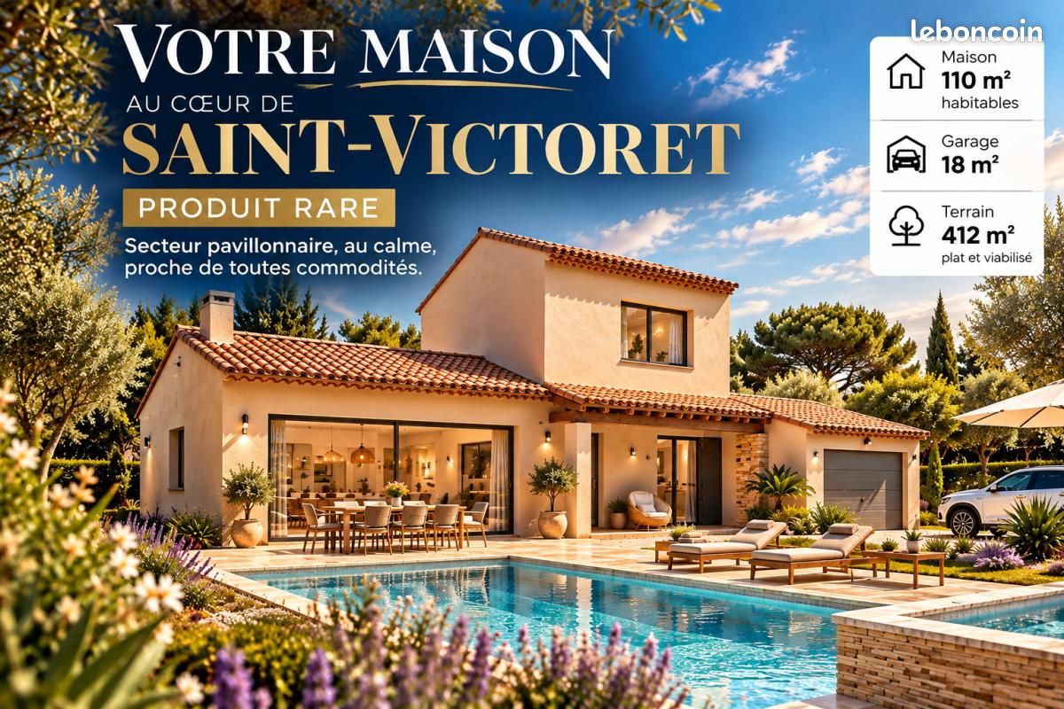 Maison 4 pièces 110 m² · à Saint-Victoret · 110 m² · 435 000 €