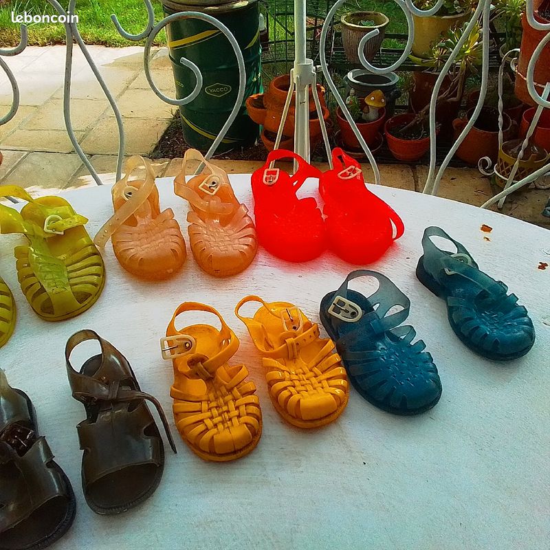 Chaussures de plage enfants Méduse vintage Chaussures