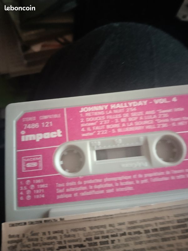 Cassette Johnny Hallyday (image 4)