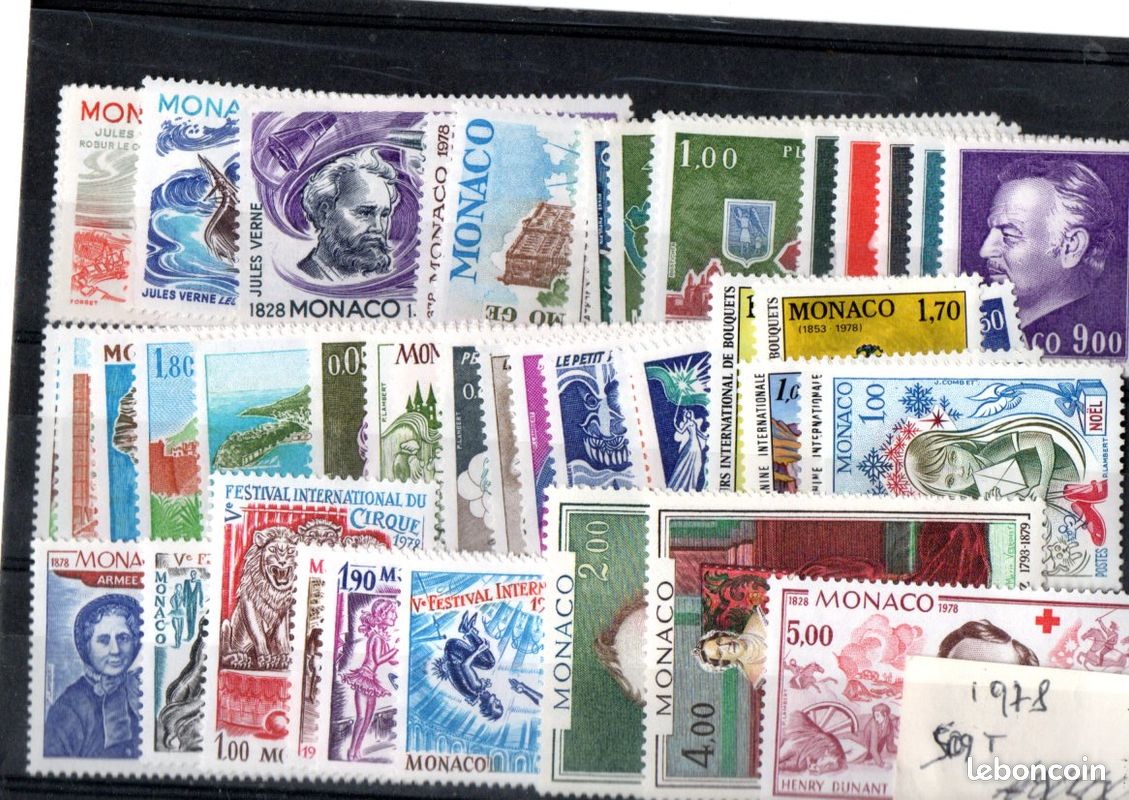 Timbres de Monaco, année 1978 (image 1)