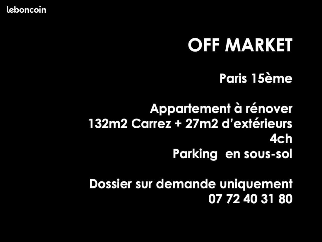 Appartement 6 pièces 158 m² · à Paris · 158 m² · 1 075 000 €