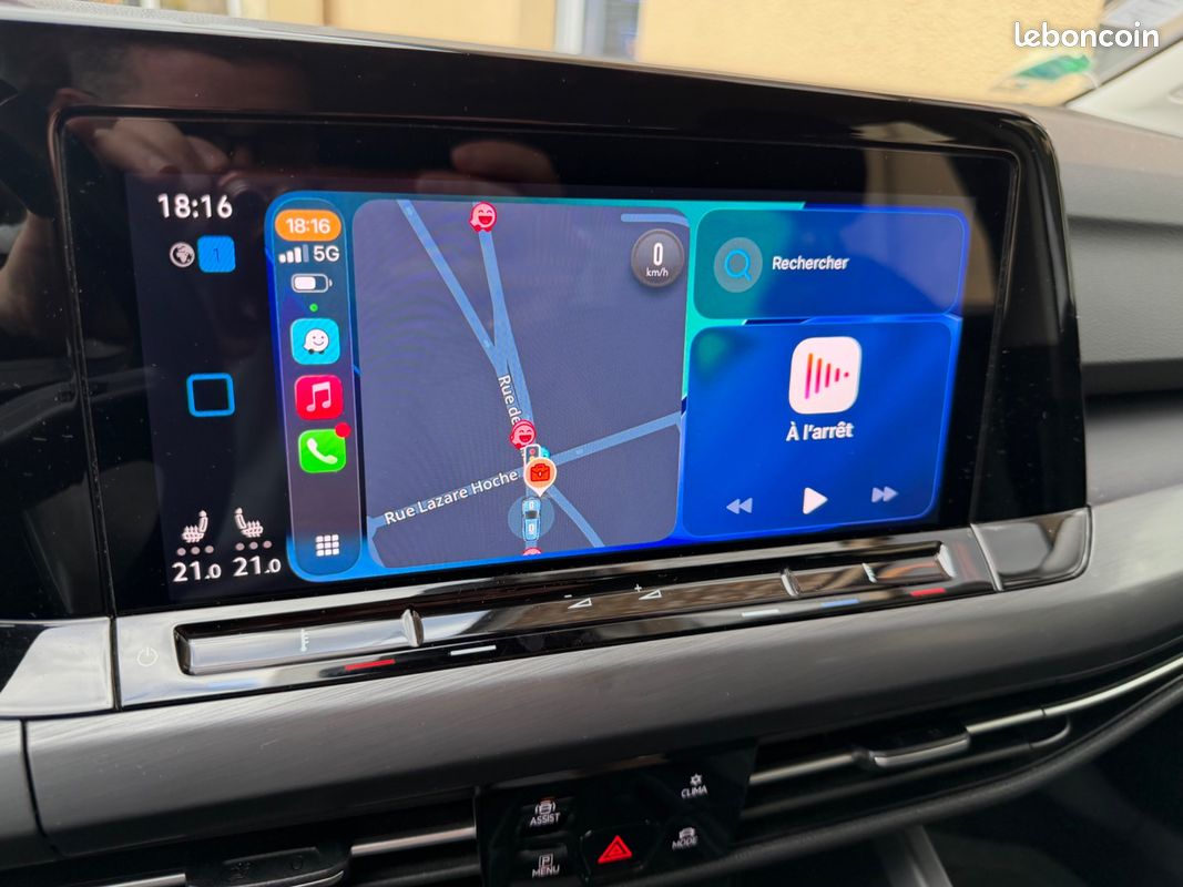 VOLKSWAGEN GOLF 8 1.5 E-TSI 150ch STYLE 1ST BVA APPLE CARPLAY (image 8)