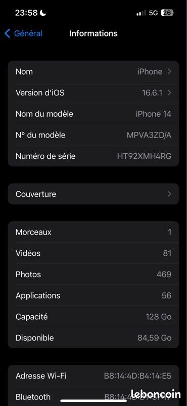 IPhone 14 rouge (image 1)