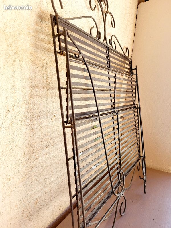 ETAGERE murale fer campagne 60x30x75 (image 4)