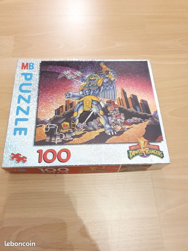 Power Rangers Mighty Morphin - Puzzle 100 Pièces MB – Complet – 1994 (image 3)