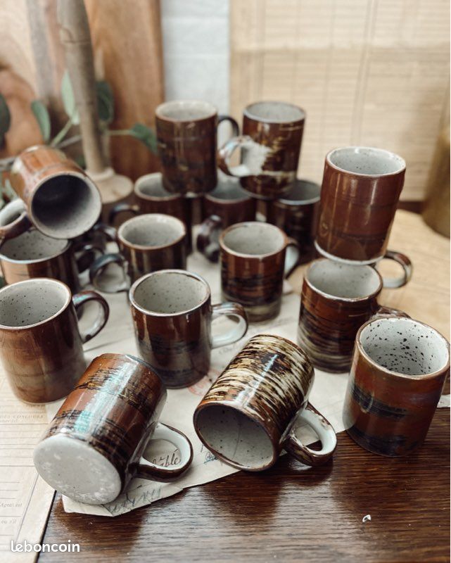 Service à café en grès du Japon (image 10)