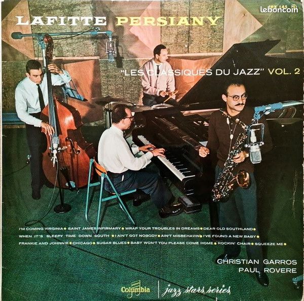 Vinyle LP 33T Guy Lafitte - André Persiany - Classiques Du Jazz Vol. 2 (image 1)