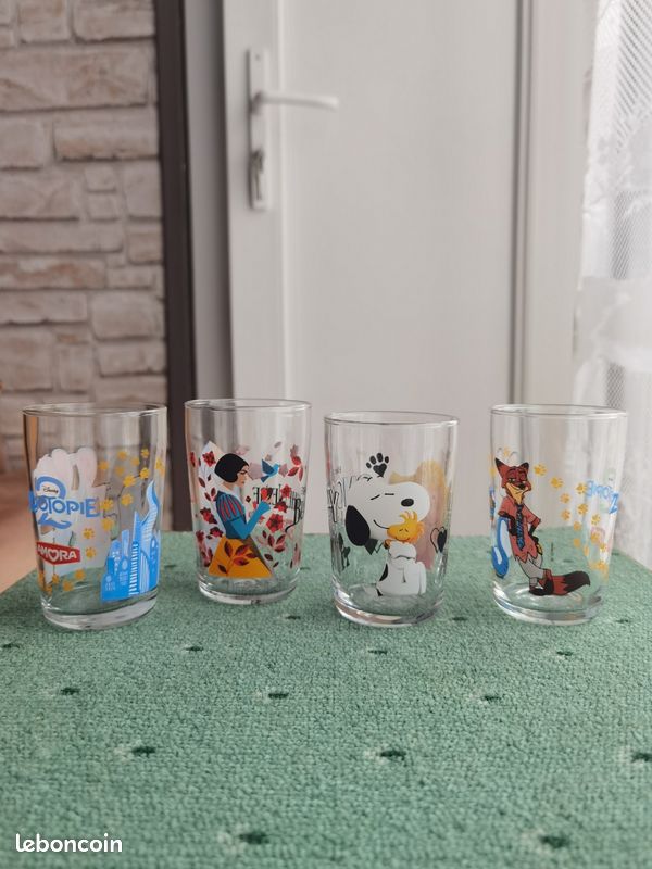 Lot de 3 verres Disney Pixar d'occasion en très bon état (image 3)
