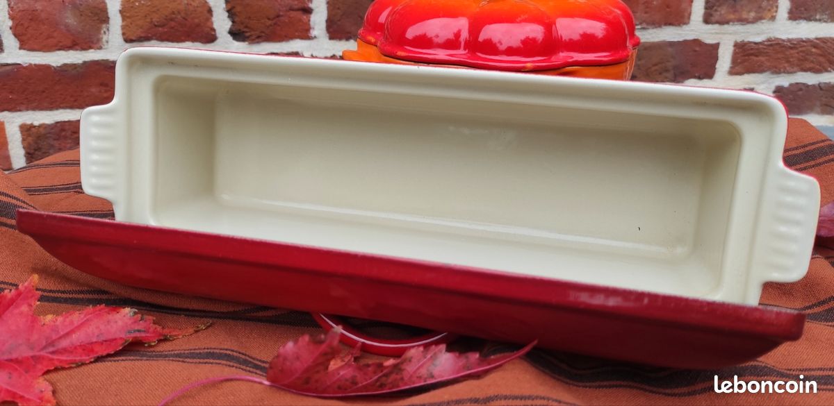Le Creuset - Cocotte terrine et Poêle Grill en fonte - Catawiki