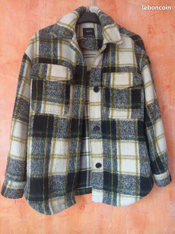 Veste Mi-saison Yessica Taille 36 – Couleur Prune, Style Tailleur En Laine Mélangée
