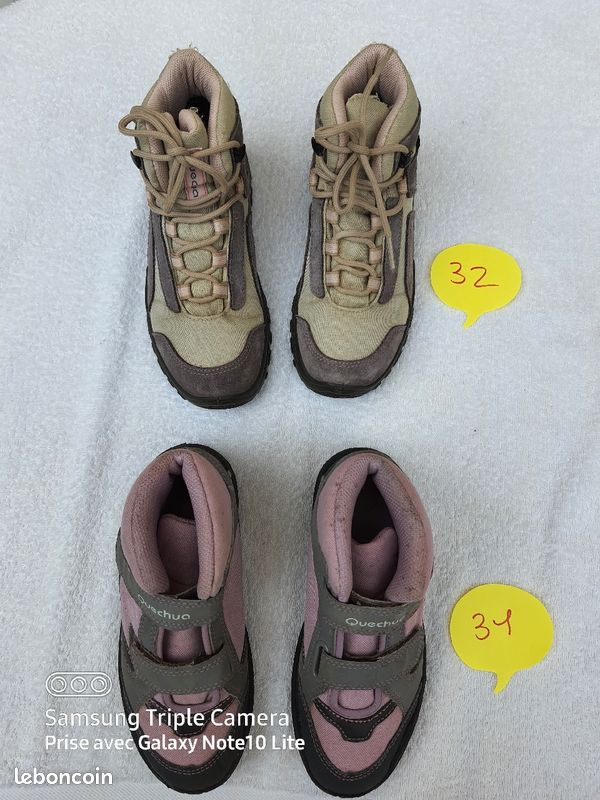 2 paire de chaussures de marche enfant (image 3)