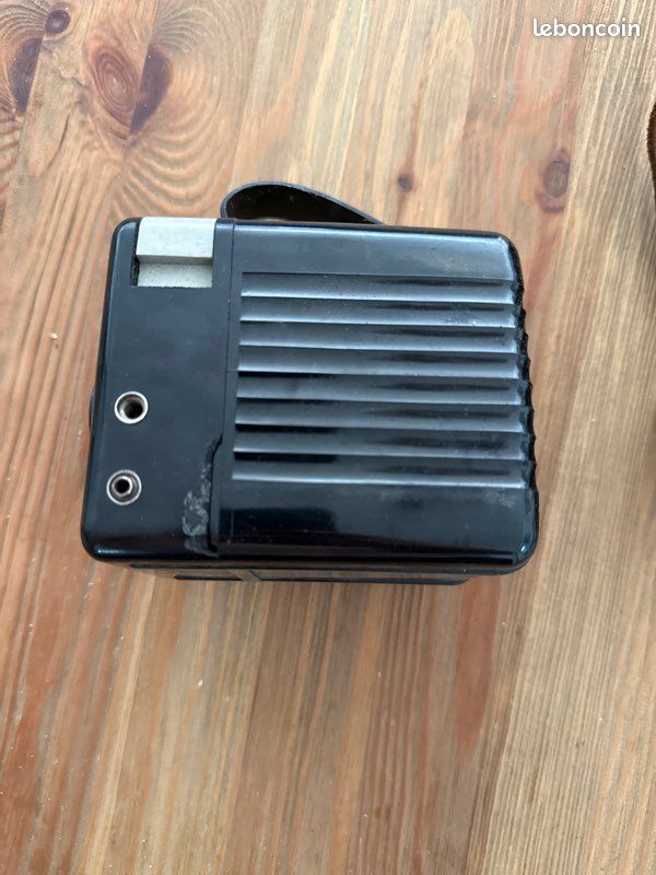 Kodak Brownie Flash Camera Vintage avec Étui Cuir - Appareil Photo Rétro Colle (image 4)