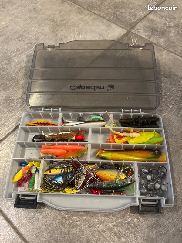 Lot De Matériel De Pêche Terminal – Kit Hameçons, Plombs, émerillons – Multicolore