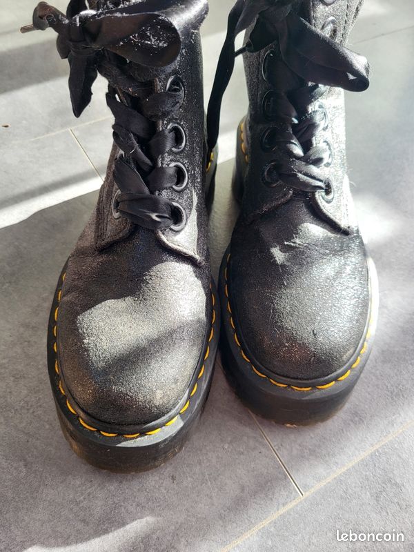 Dr. Martens molly glitter noir (image 2)