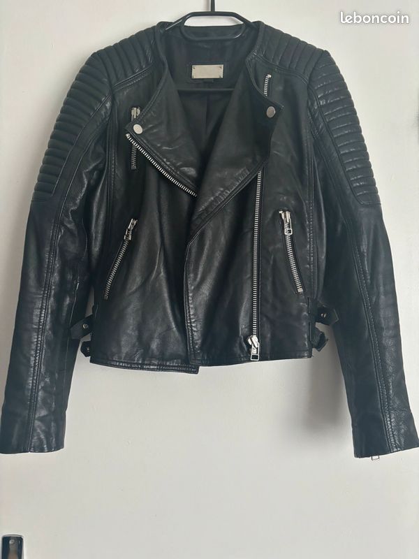 Perfecto cuir noir (image 3)