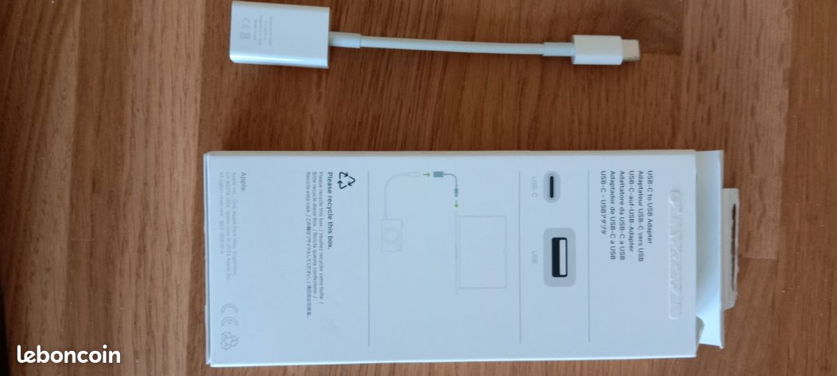 Adaptateur mac USB C vers USB (image 2)